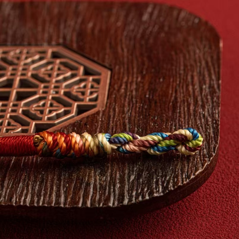 May you be healthy and happy" Lucky Multicolored Bracelet