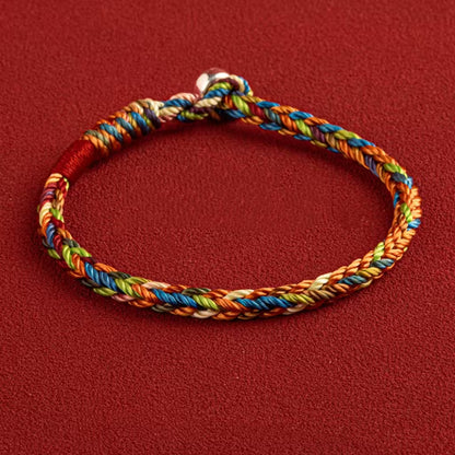May you be healthy and happy" Lucky Multicolored Bracelet